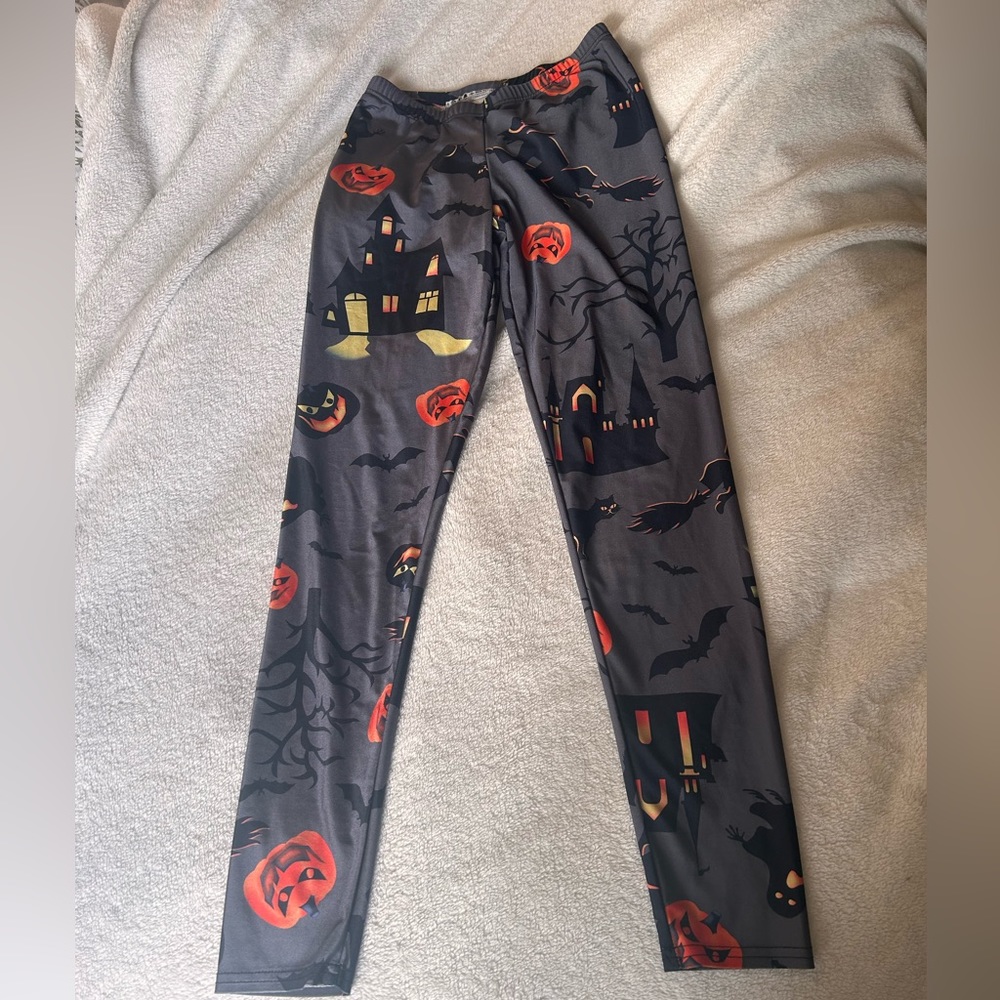Juniors Halloween Leggings Size M/L